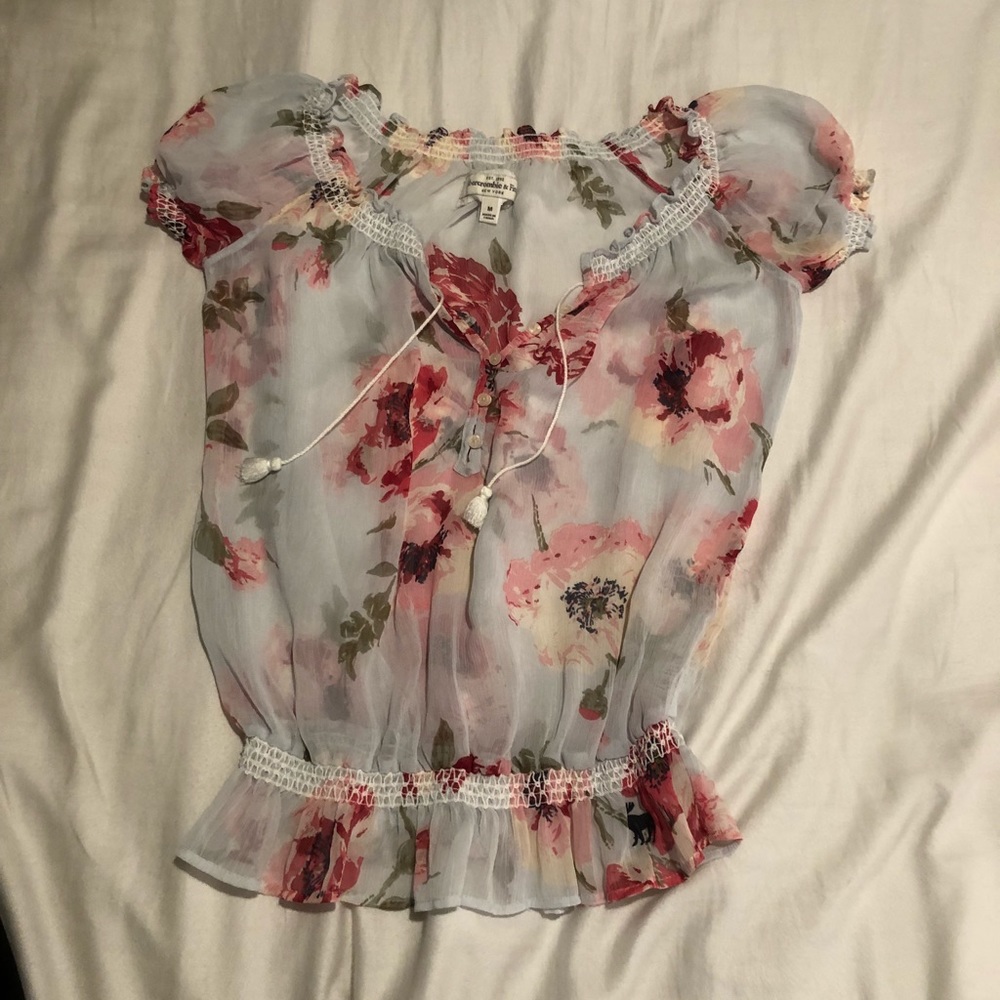 Abercrombie sheer top